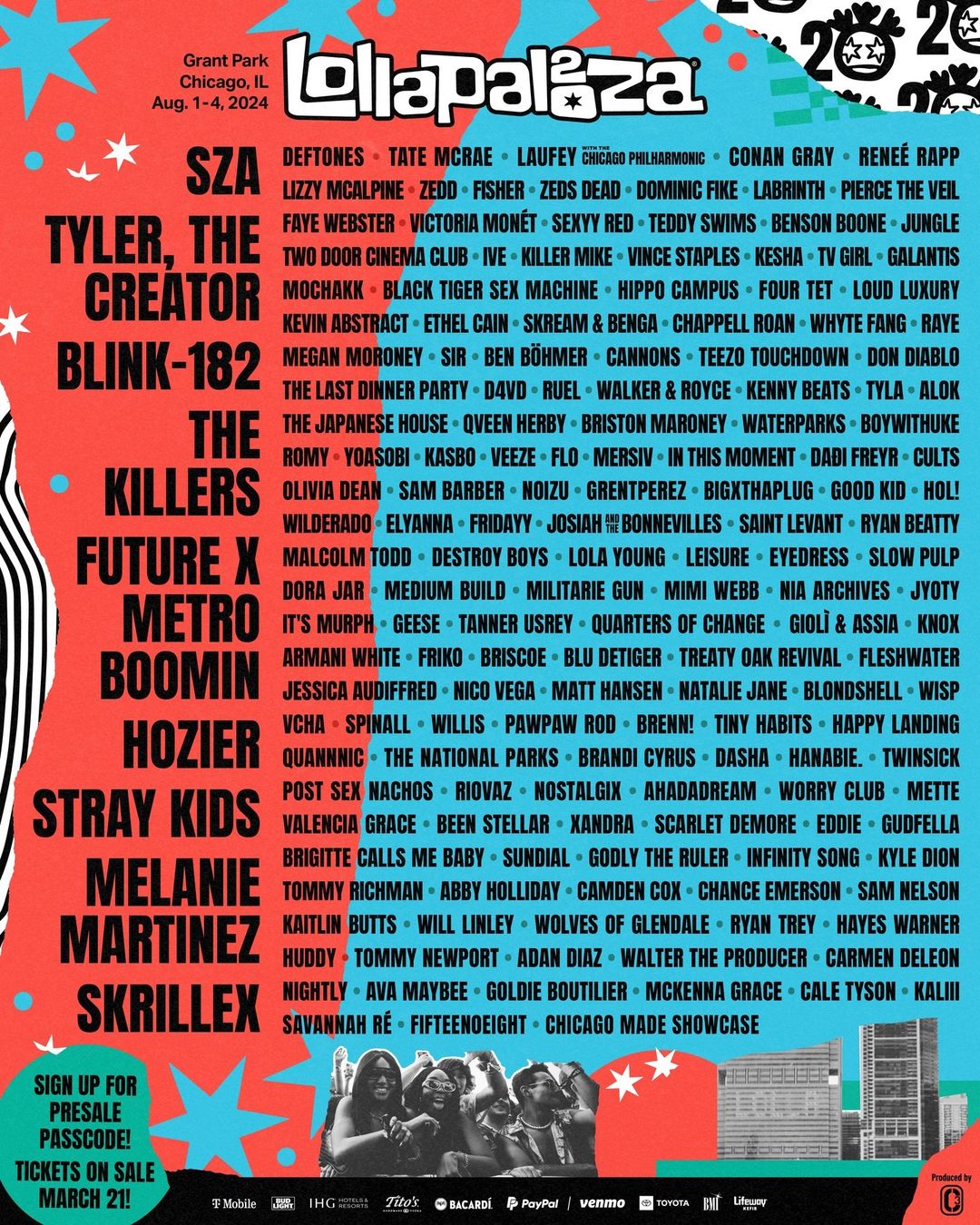 Lollapalooza音樂節2024