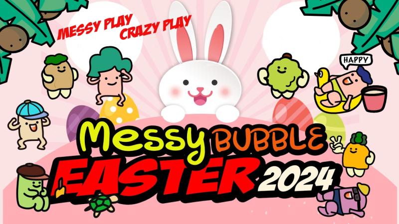 messy bubble easter 2024