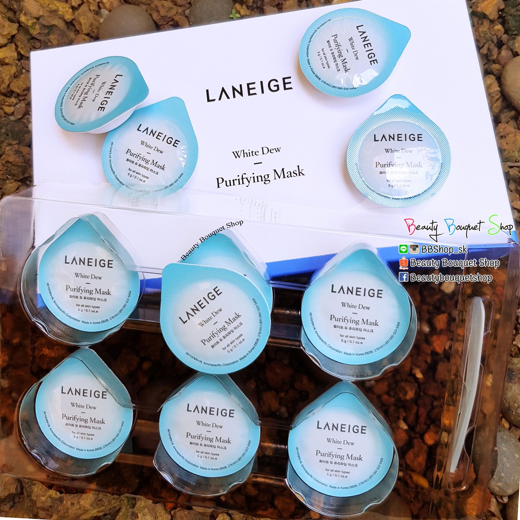 Laneige White Dew Purifying Mask 水光亮白淨肌面膜